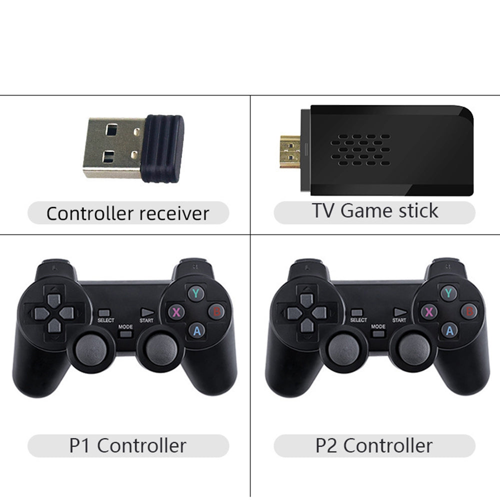 M8UB-66 64G trådløs spilkonsol med 10.000+ spil bærbare 2 controllere TV Game Stick til 6-14 år gammel (kort version) M8UB-66 64G trådløs spilkonsol med 10.000+ spil bærbare 2 controllere TV Game Stick til 6-14 år gammel (kort version)